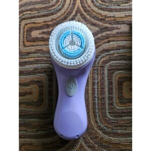 Clarisonic Mia Facial Cleansing Brush Lavender Sonic Tool Charger 3 Heads